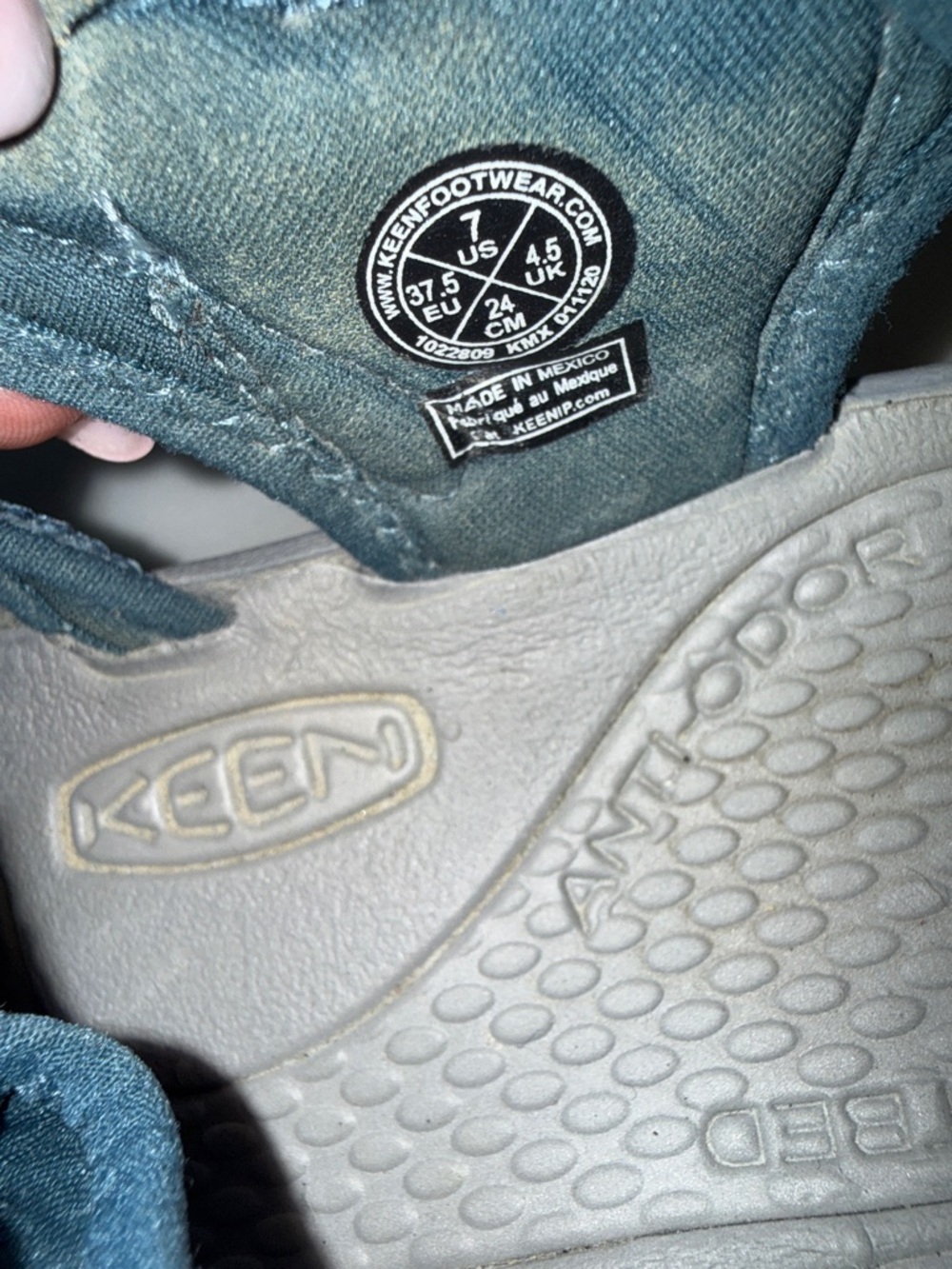 Keen Teal Blue Strappy Outdoor Sandals - Picture 6 of 10